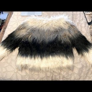 Ombré faux fur mossimo jacket